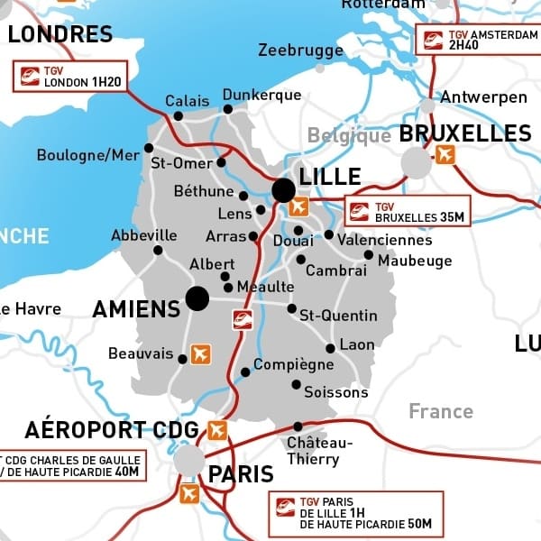 Happy Relocation - Happy Guest - Lille - Carrefour de l'Europe - excursion - découverte Lille - Amiens - Bruxelles - Paris - Londres